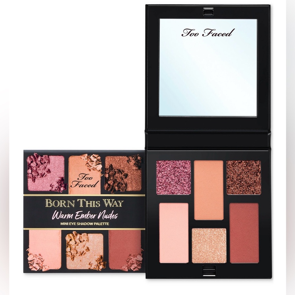 Too Faced Born This Way eyeshadow palette warm ember bronze browns nudes new